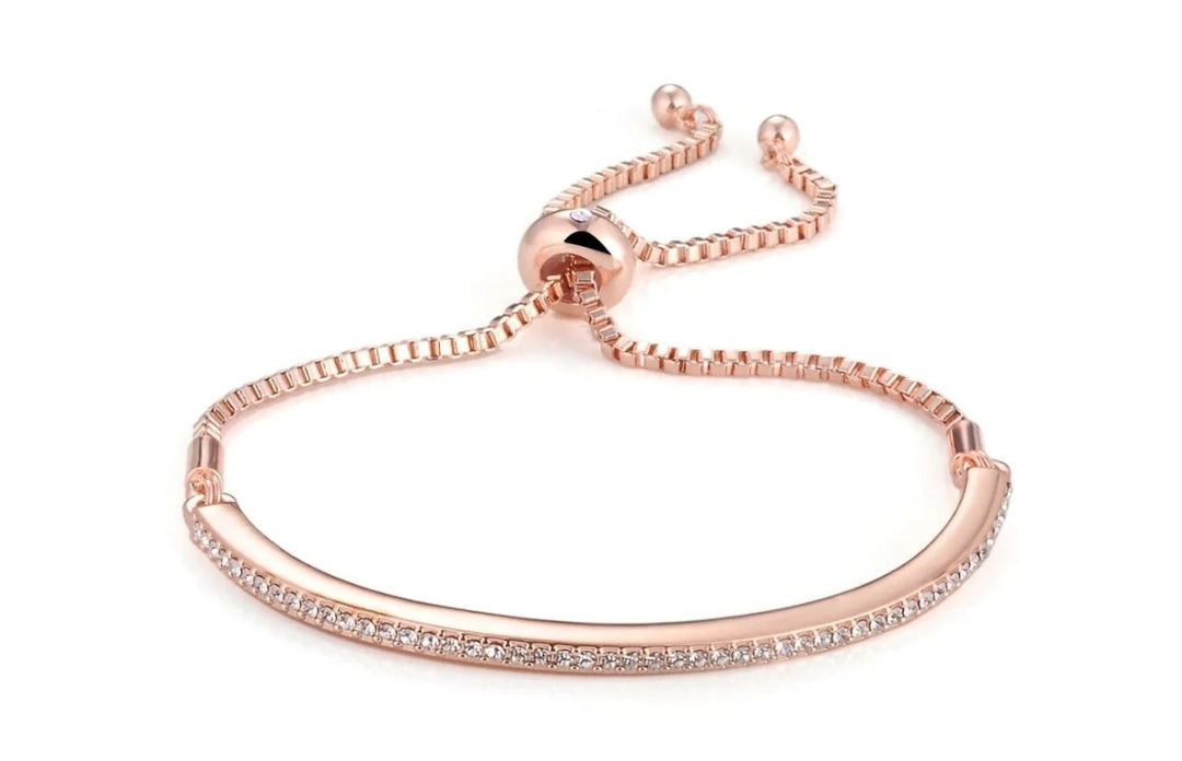 Rose Gold Crystals Bracelet