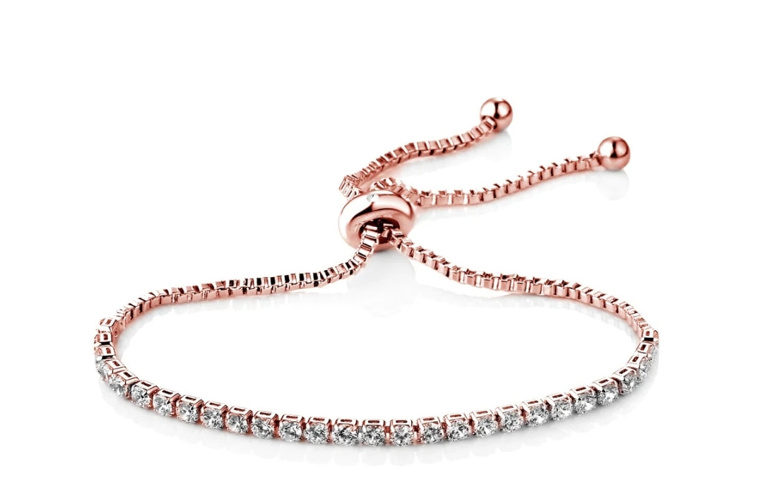 Rose Gold Crystals Bracelet