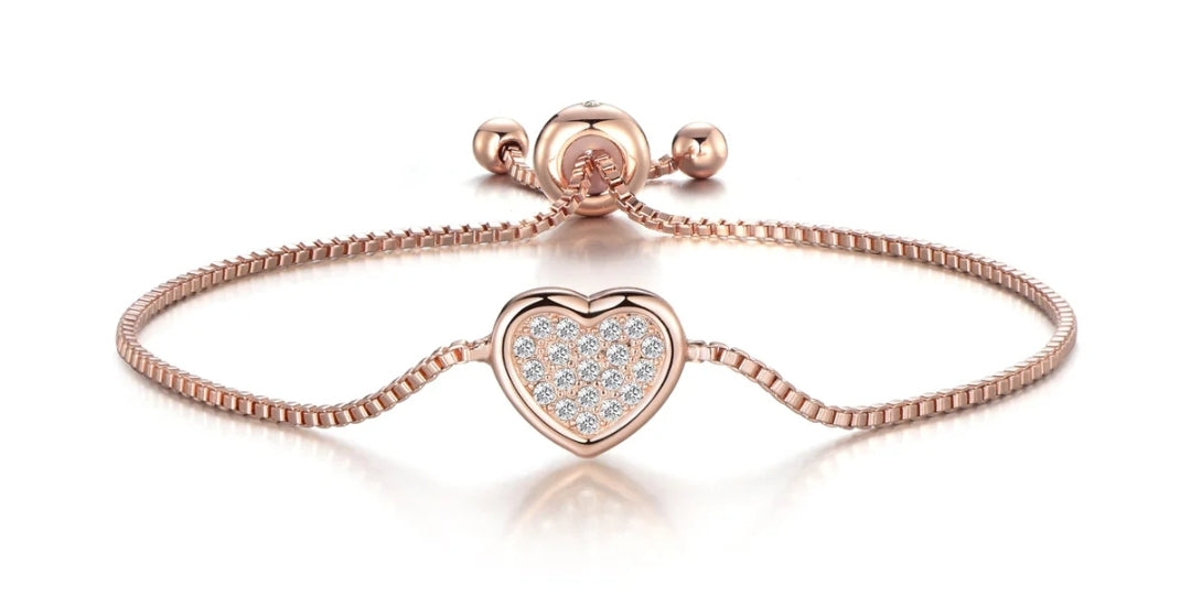 Rose Gold Crystals Bracelet