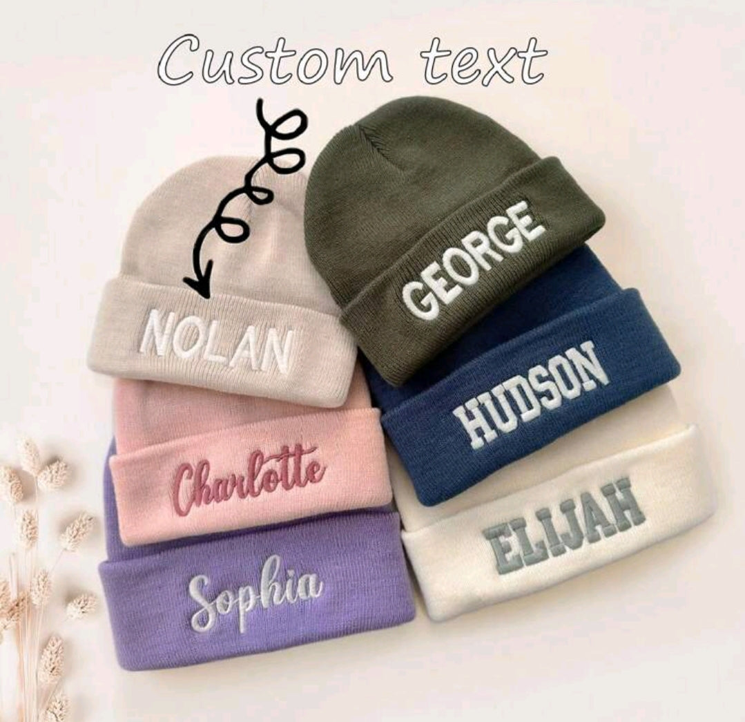 Personalised Knitted Hats