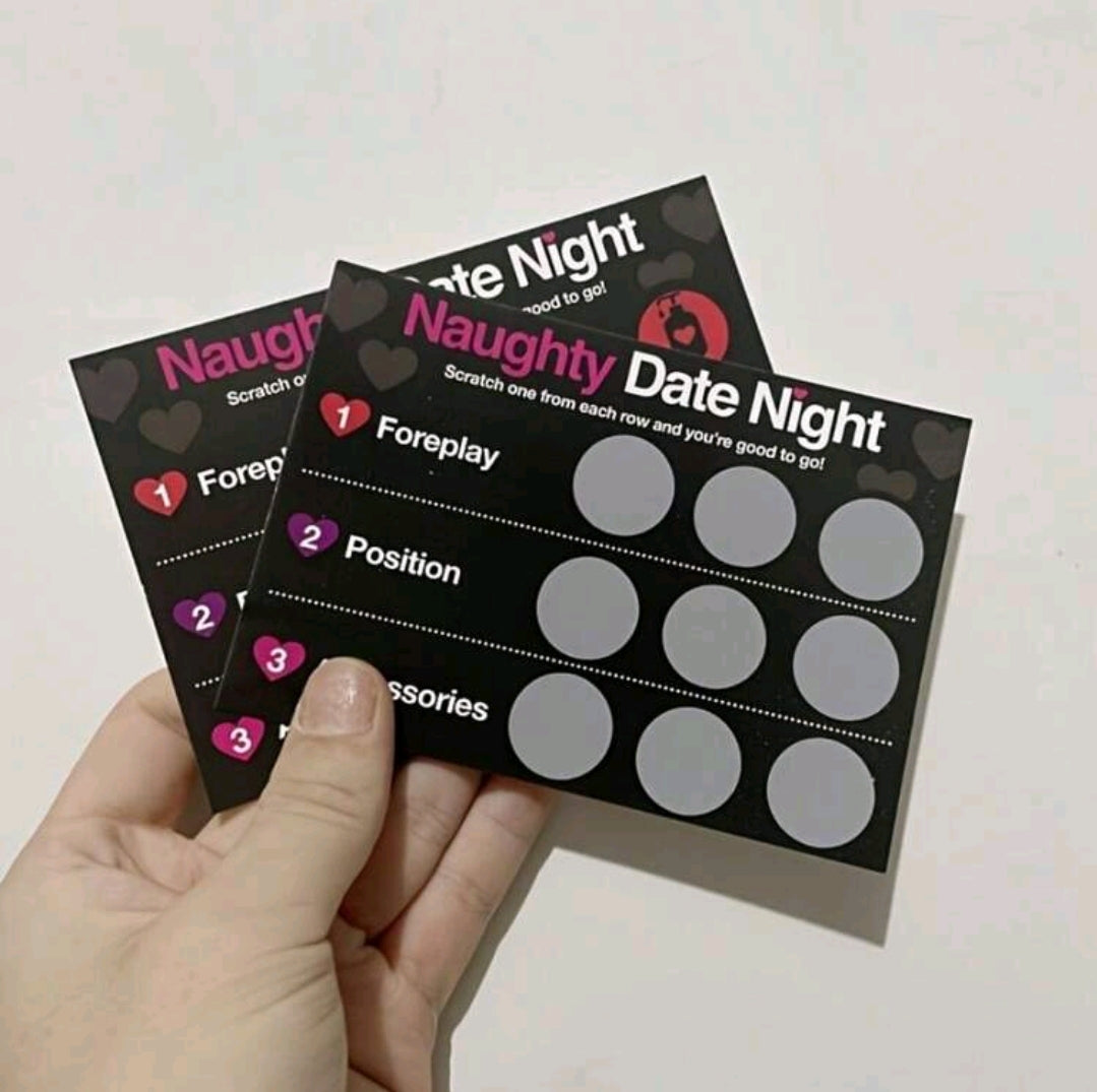 Date Night Scratchcards