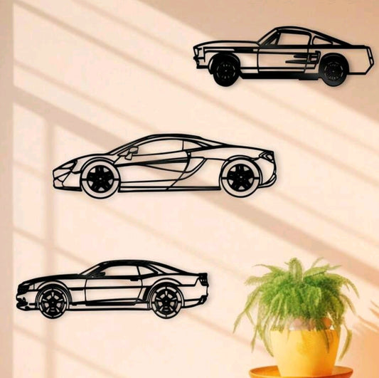 Car Shaped Iron Decoation
