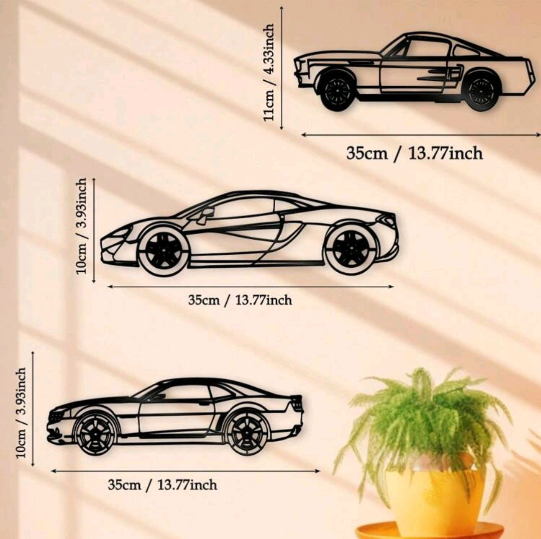 Car Shaped Iron Decoation