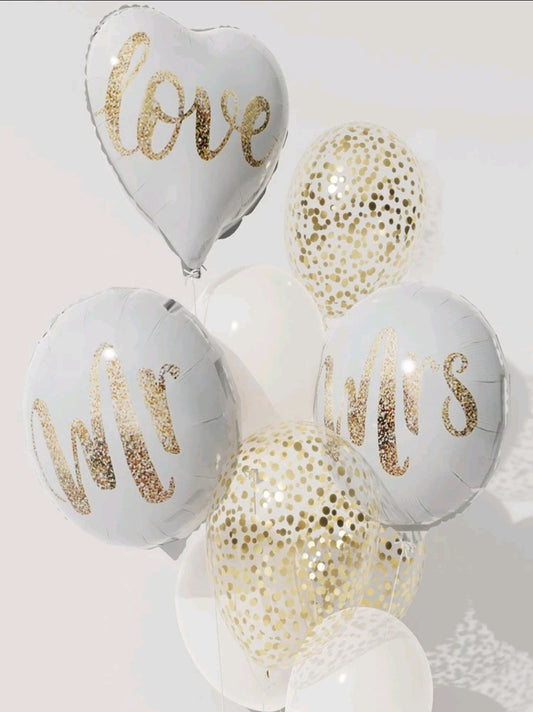 Mr and Mrs Balloon Set