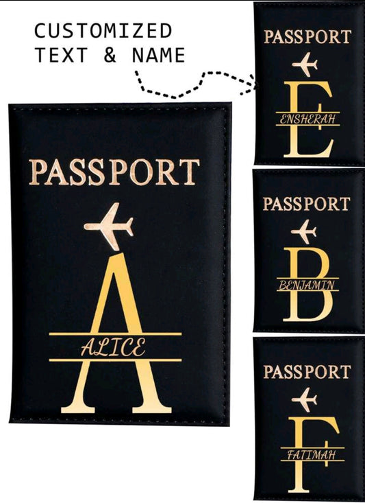 PU Personalised Passport Holder