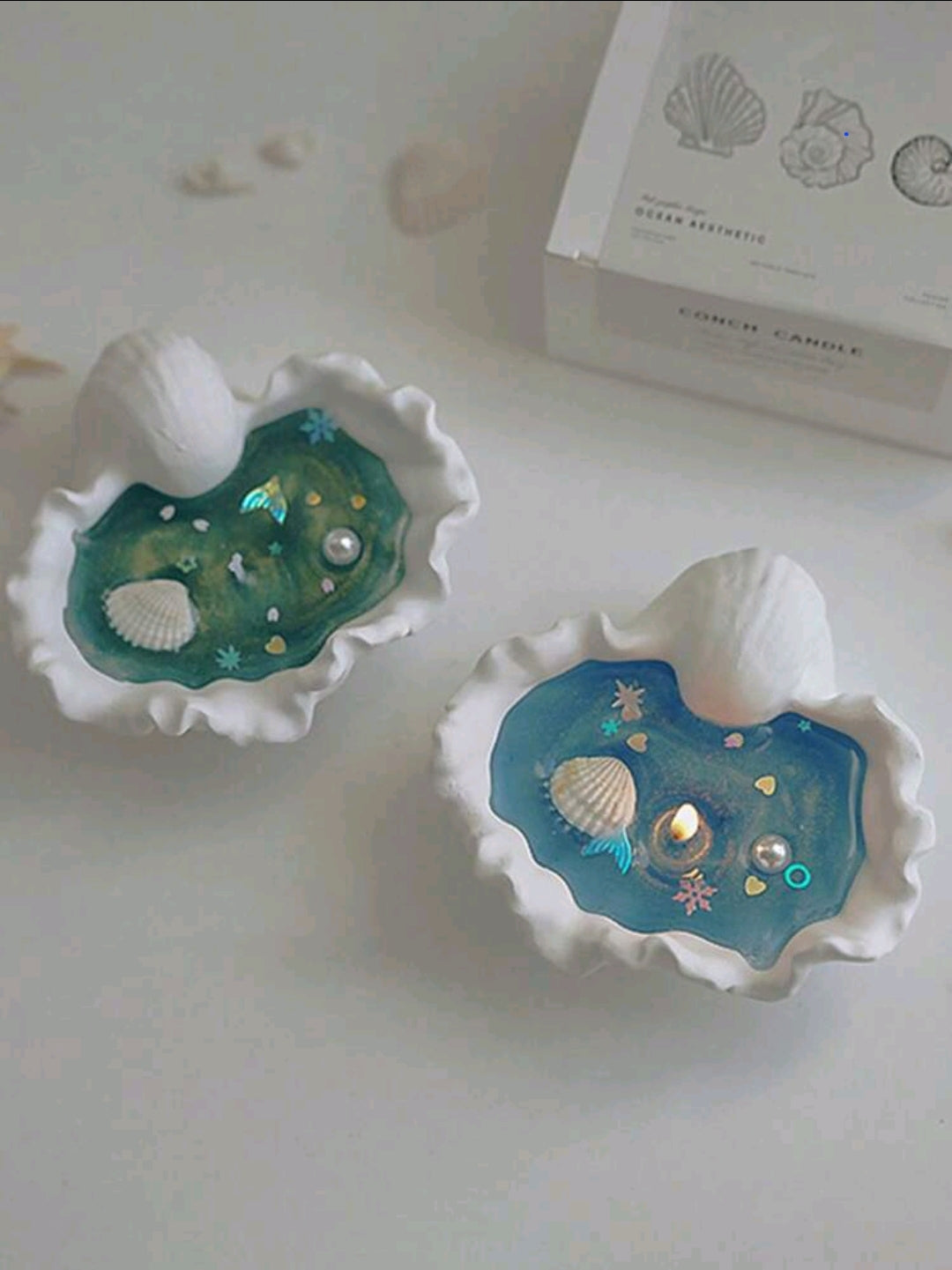 1 Piece Jelly Shell Candle