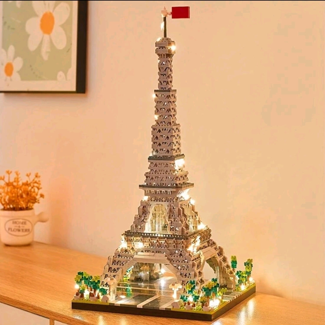 Eiffel Tower Building Lego Blocks