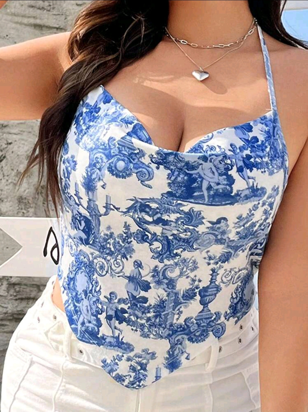 Curve Halter Neck Cami