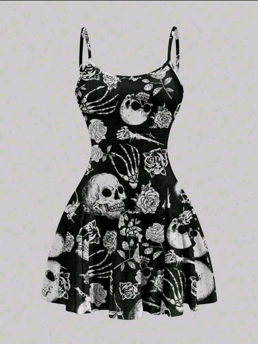 Skull Mini Dress