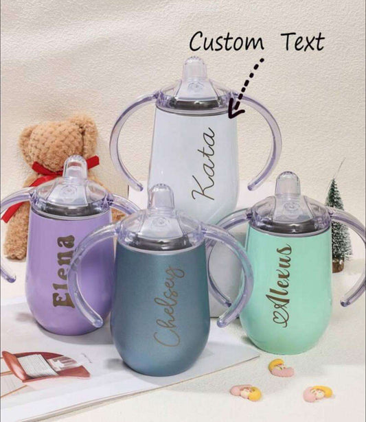 Personalised Bottle with straw