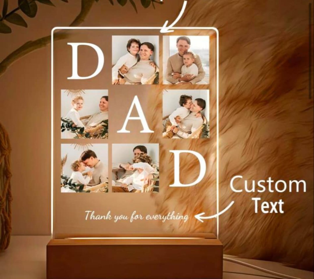 Mom Or Dad Customised Plaque