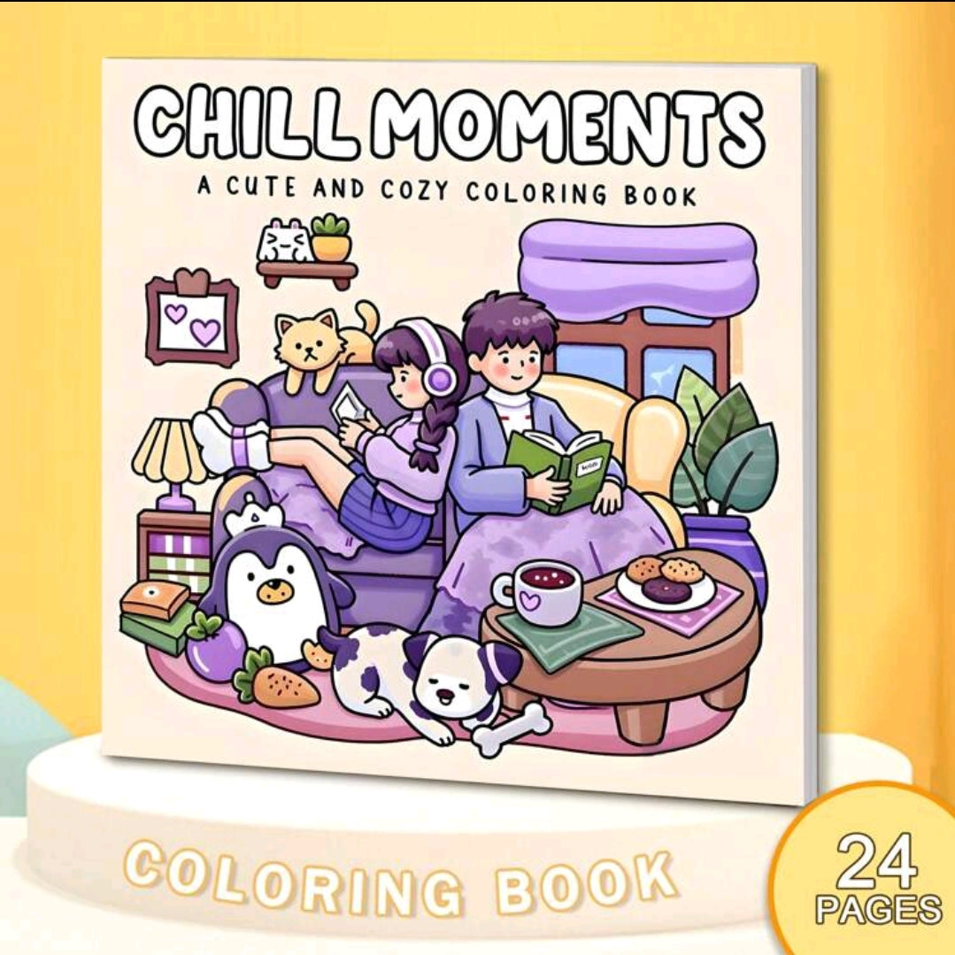 Chill Colouring Book