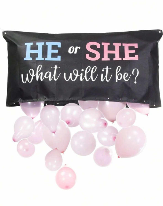 He or She What Will It Be Balloon Drop