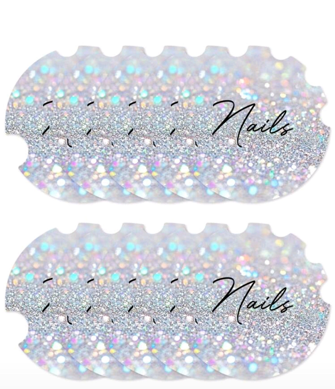 10 Nail Display Cards