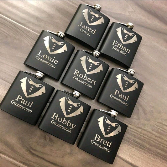 Personalised Name Flask