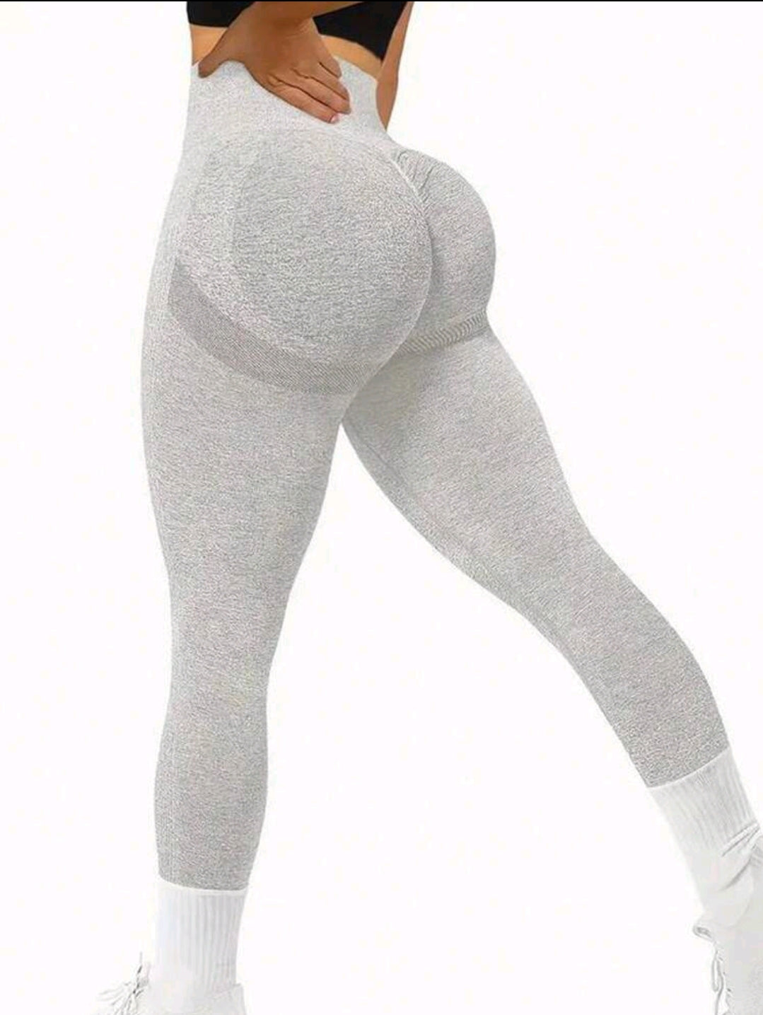 Light Grey Anti Cellulite Leggings