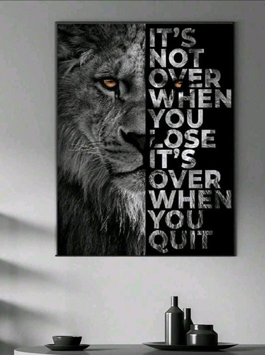 It's Not Over Poster Print