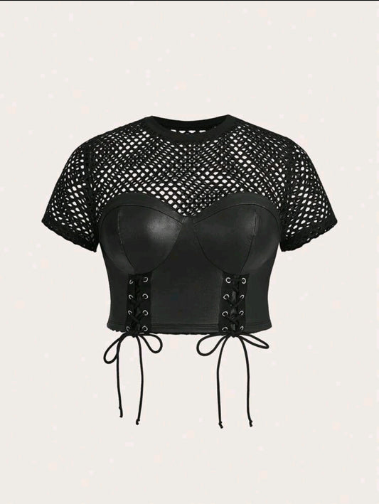 Curve Slim Fit Cross Tshirt