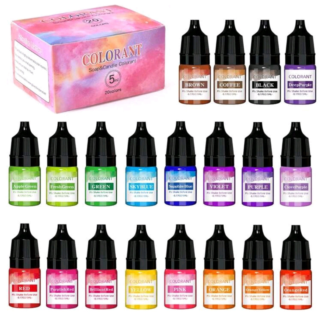 20 Soap And Candle Colours