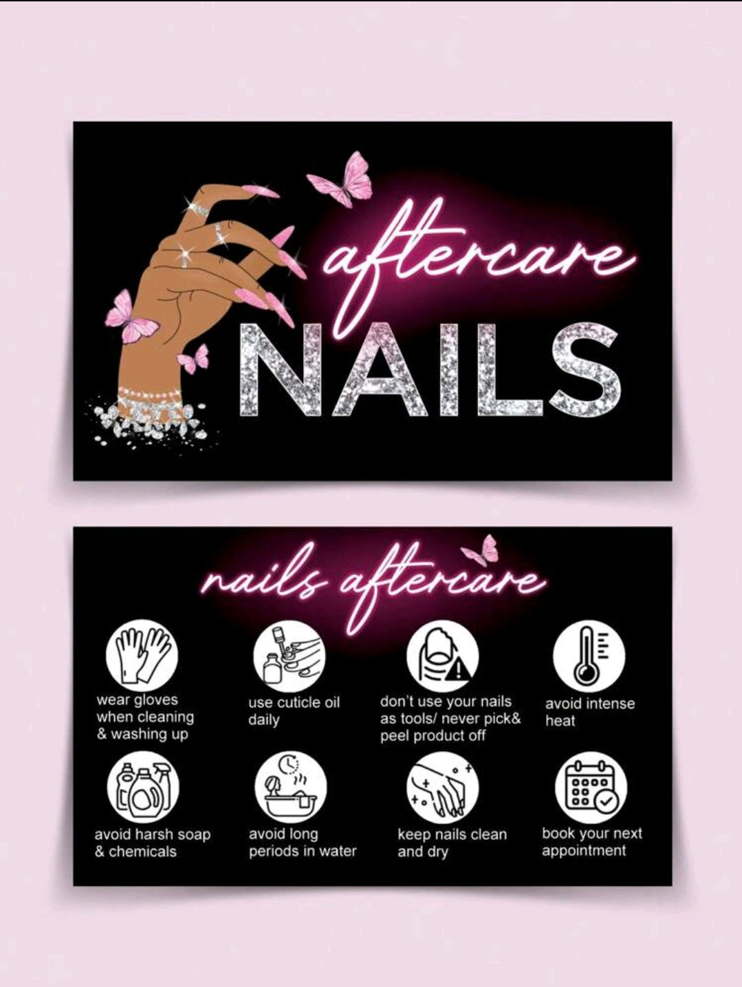 50 Nail Aftercare Cards