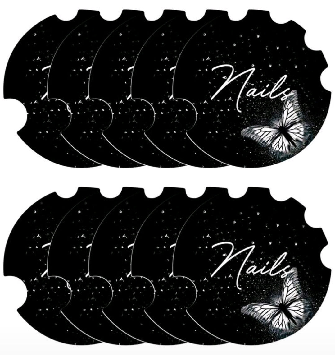 10 Nail Display Cards