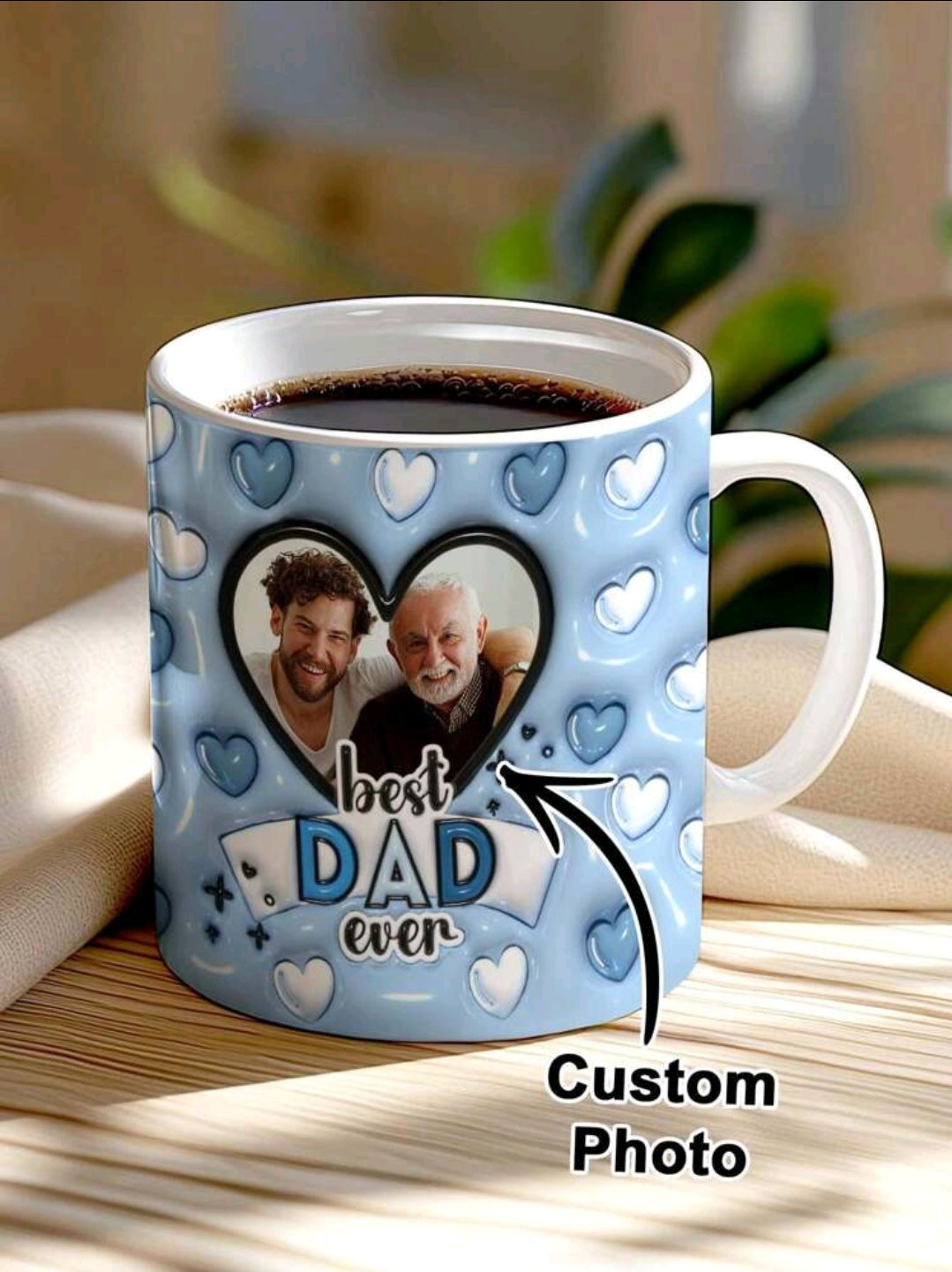 Personalised Best Dad Ever Mug