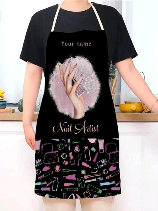 Personalised Nail Artist Apron