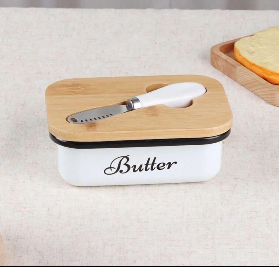 Butter and knife block
