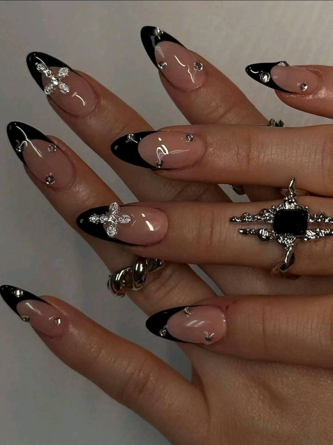 Black French Tips