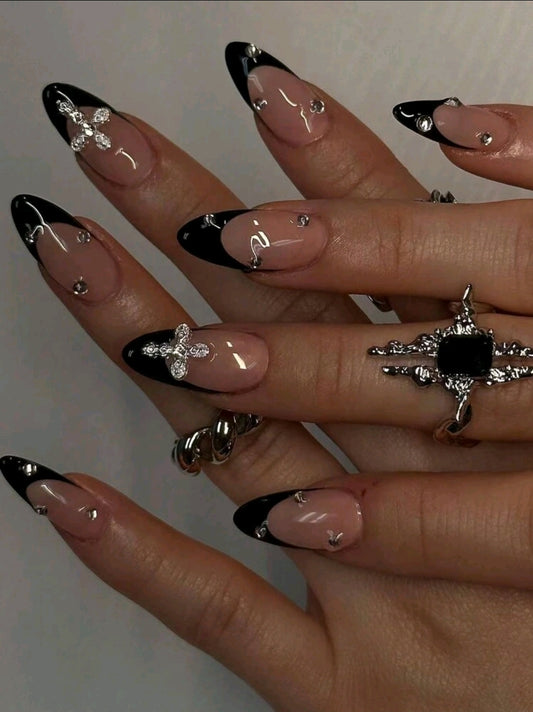 Black French Tips
