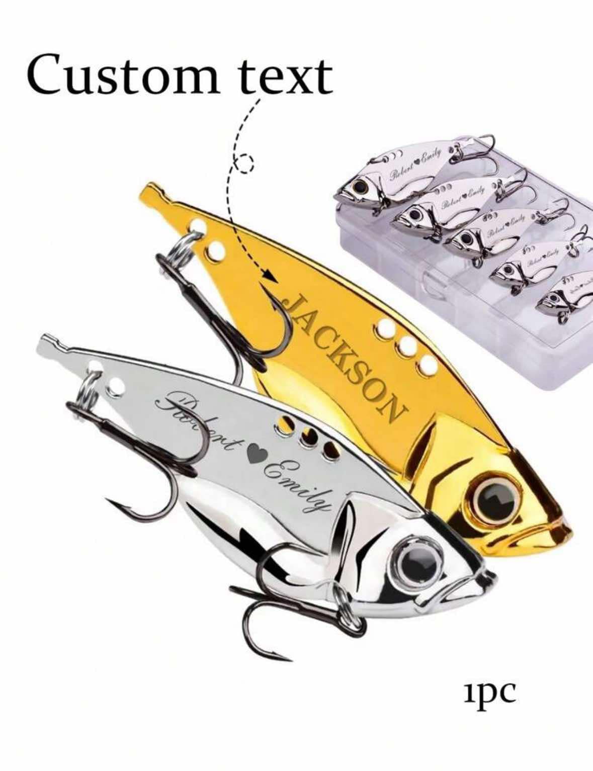1 Personalised Fishing Lures
