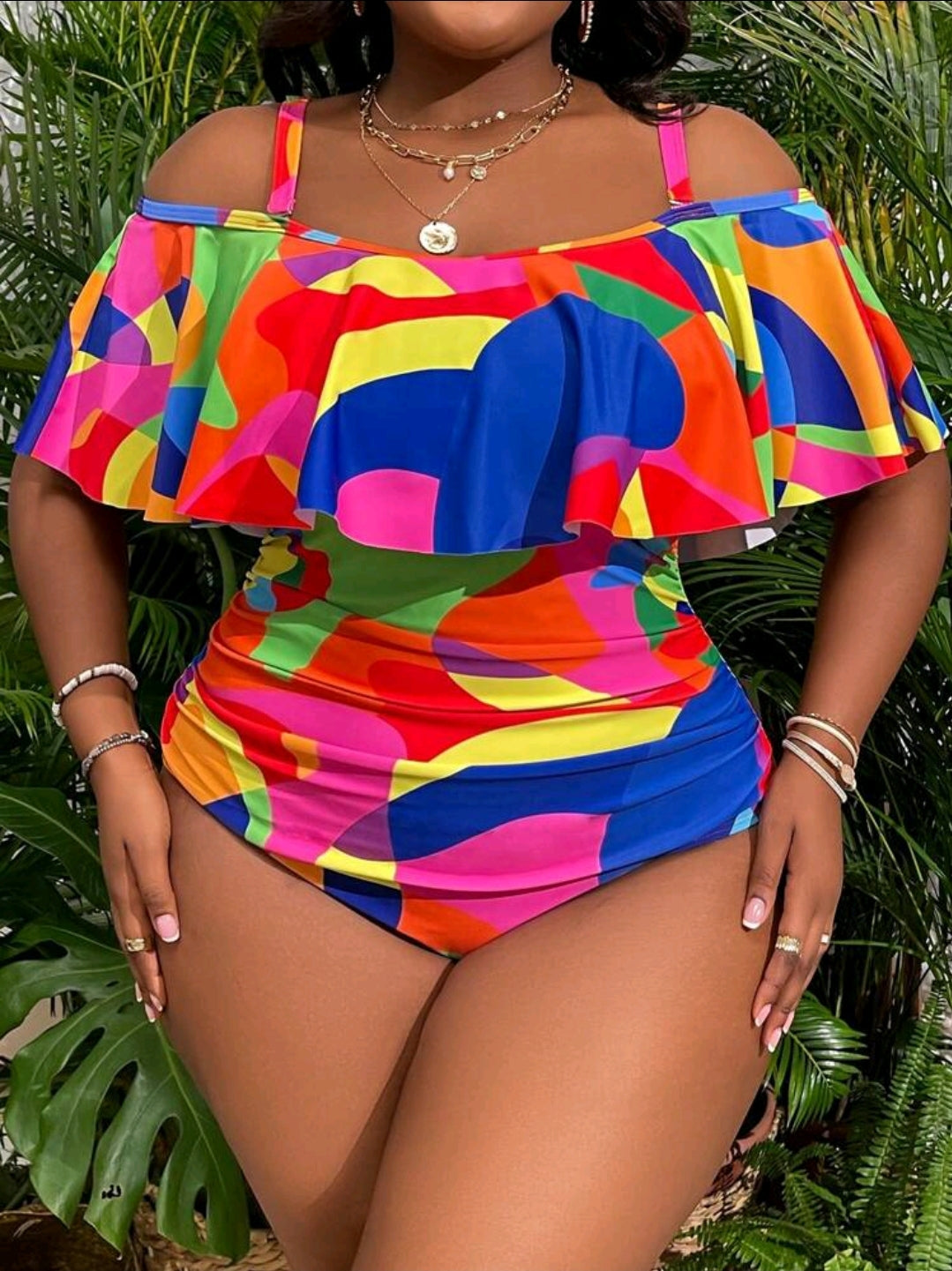 Curve Multicolour Swimsuit