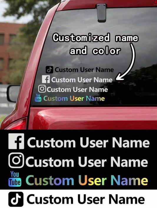 Personalised Social Media Stickers