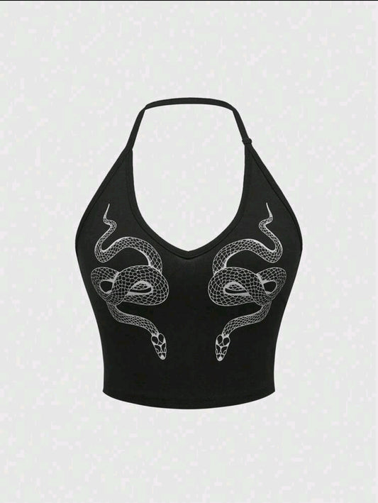 Snake Crop Cami