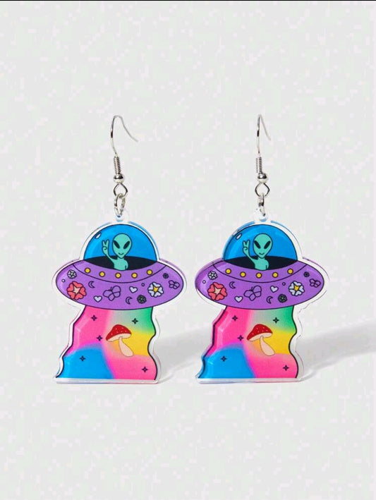 Alien Earrings