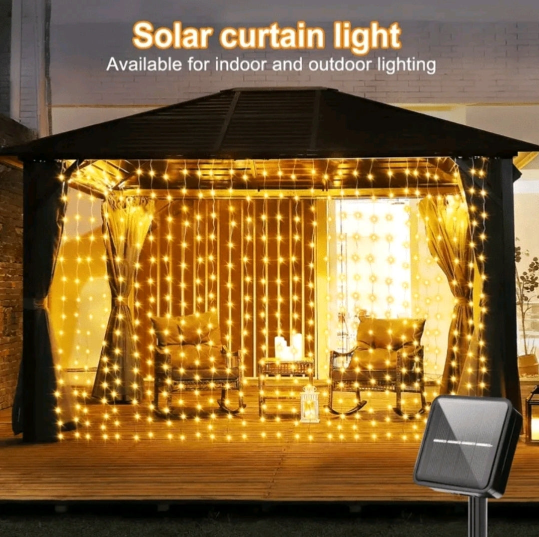 Solar Curtain Outdoor Light