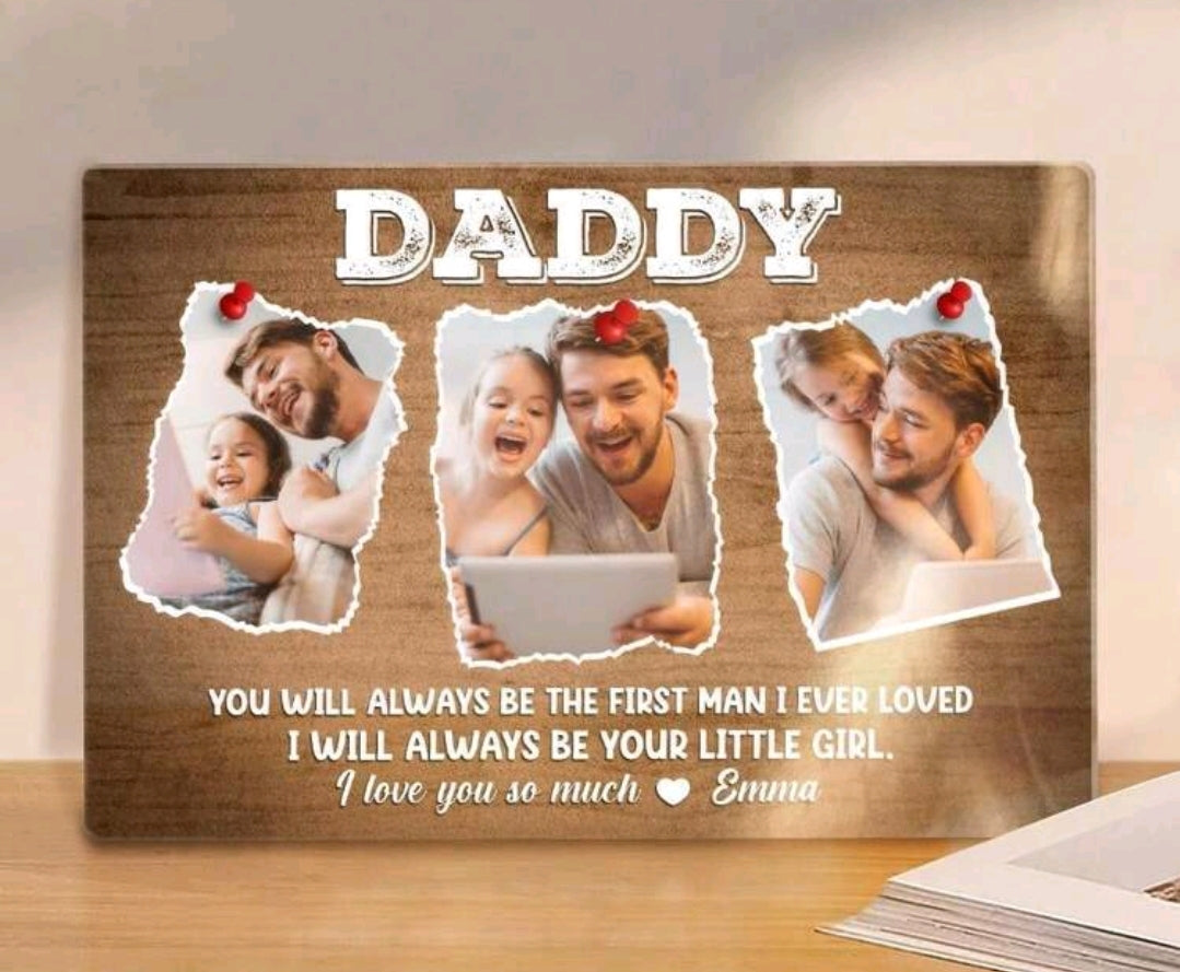 Personalised Daddy Plaque