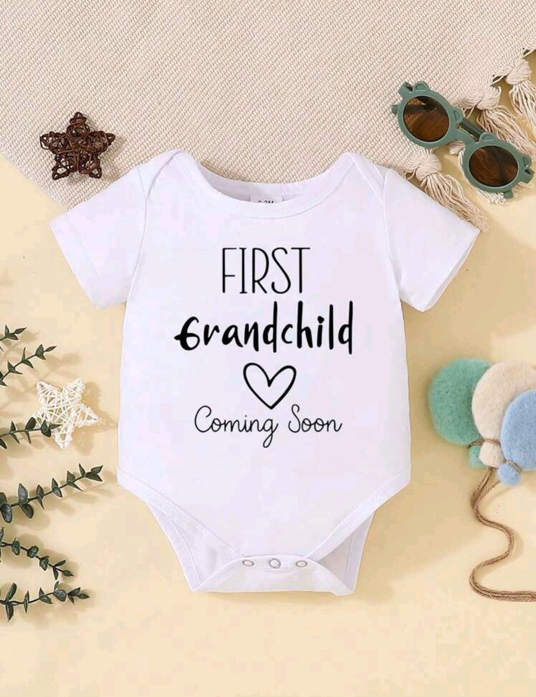 First Grandchild Coming Soon Vest