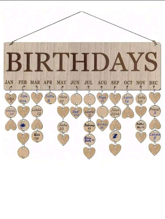 Birthdays Hanging Ornament