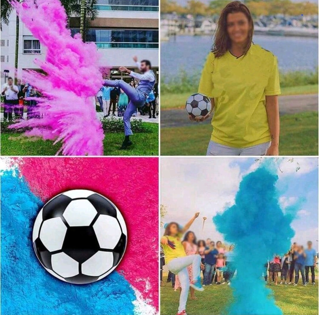 Gender Reveal Powdered Footballs