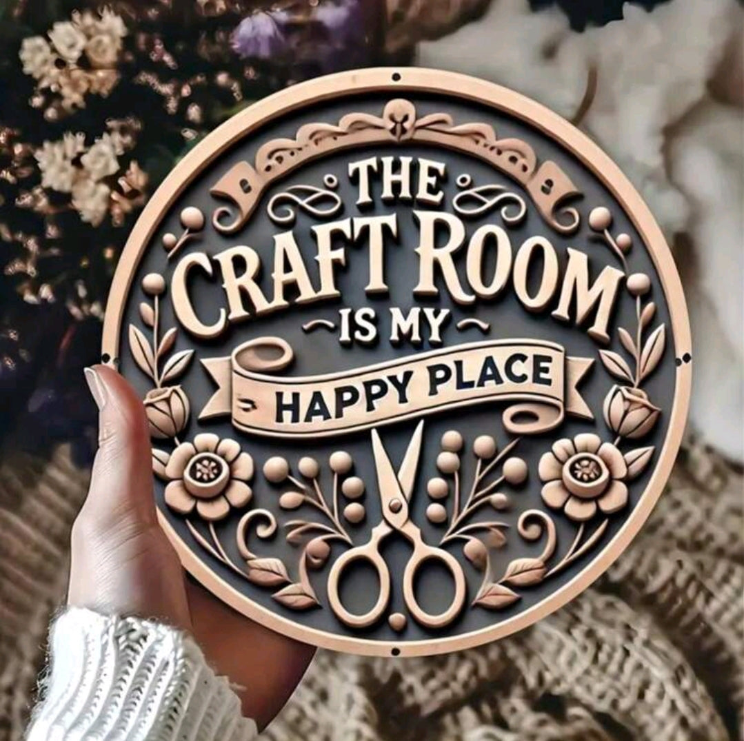 The Craft Room Is My Happy Place