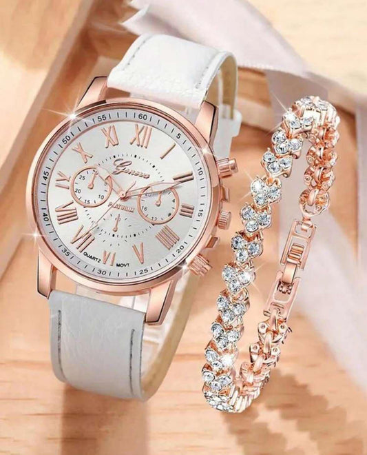 2 Piece Bracelet and Watch
