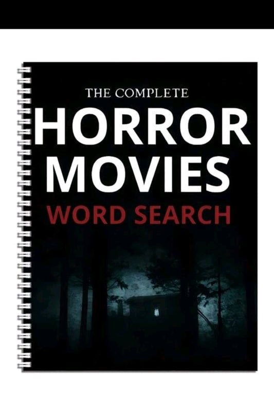 Horror Movies Wordsearch Book
