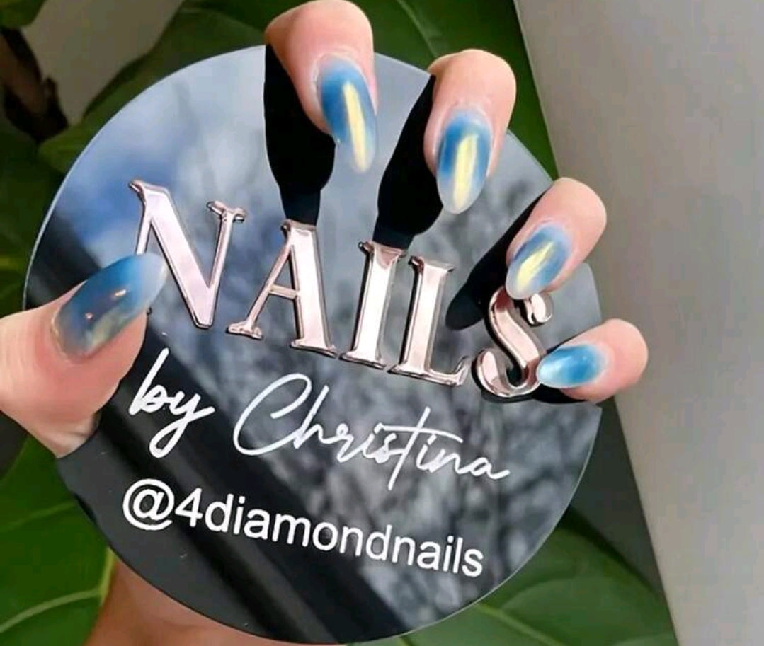 Personalised 4D Nail Acrylic Display