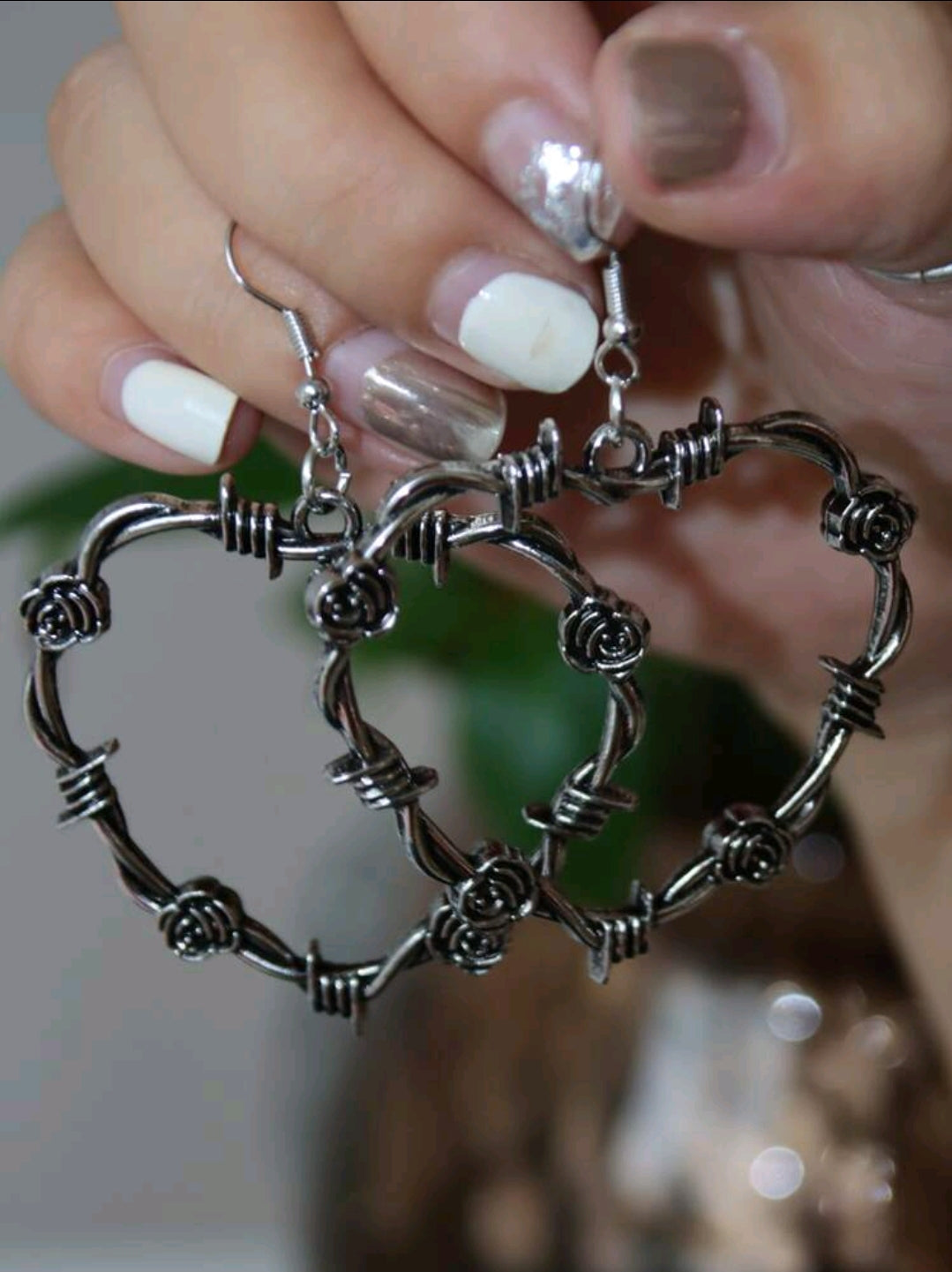 Rose and Thorns Earrings