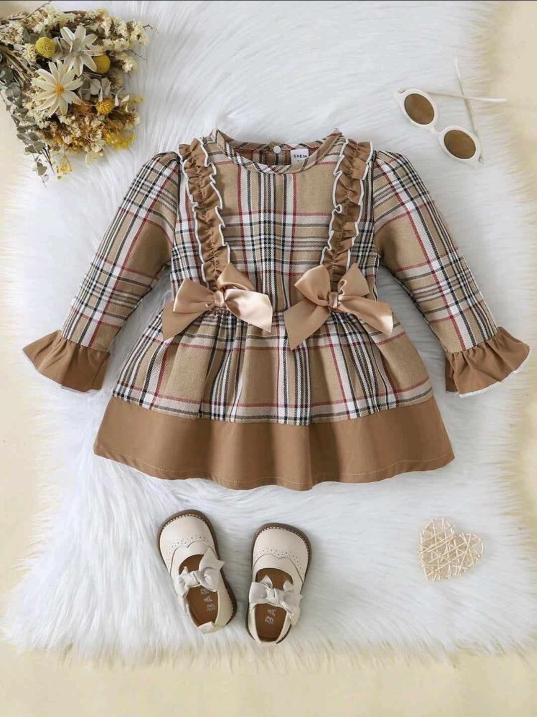 Plaid Bow Dress