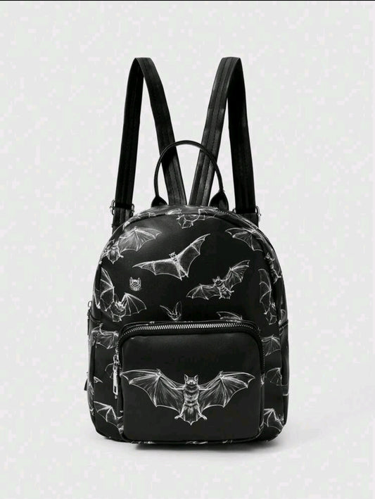 Bat Print Rucksack