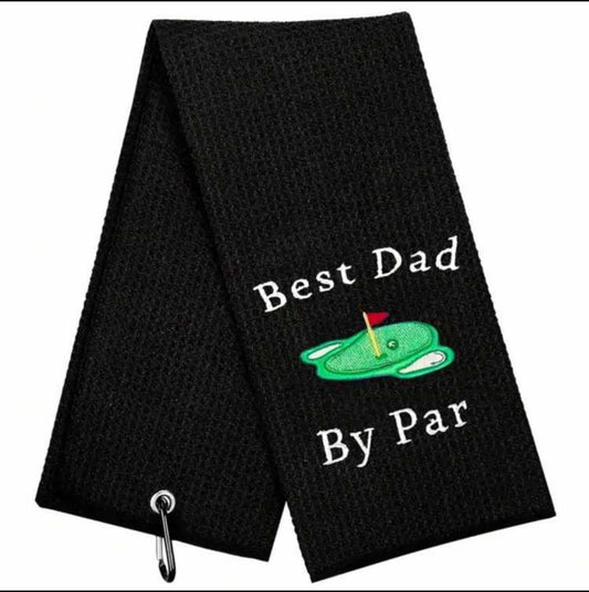 Best Dad By Par 60x40cm Towel