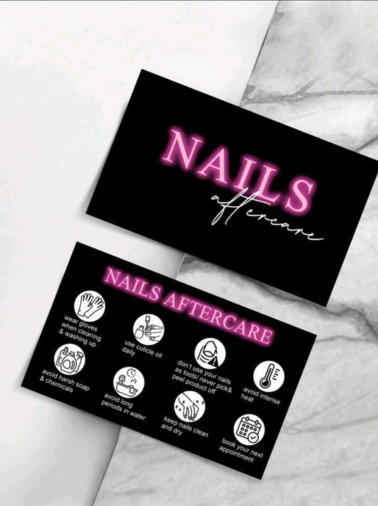 50 Nail Aftercare Cards