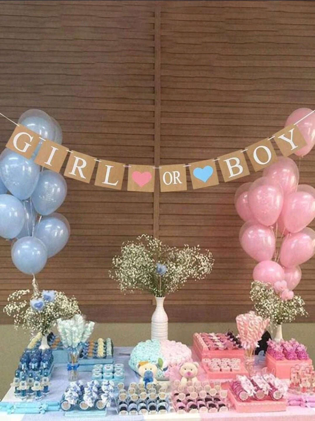 Girl Or Boy Gender Reveal Banner